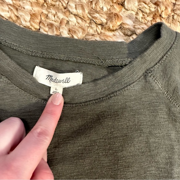 MADEWELL olive green comfort fit tee - Picture 4 of 14